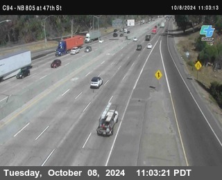 (C094) NB 805 : 47th Street (on ramp)