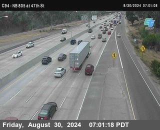 (C094) NB 805 : 47th Street (on ramp)