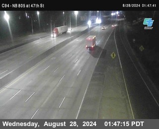 (C094) NB 805 : 47th Street (on ramp)