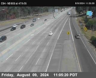 (C094) NB 805 : 47th Street (on ramp)