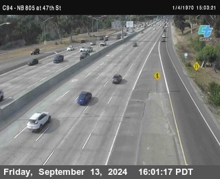 (C094) NB 805 : 47th Street (on ramp)