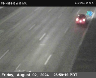 (C094) NB 805 : 47th Street (on ramp)