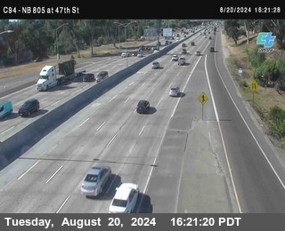 (C094) NB 805 : 47th Street (on ramp)