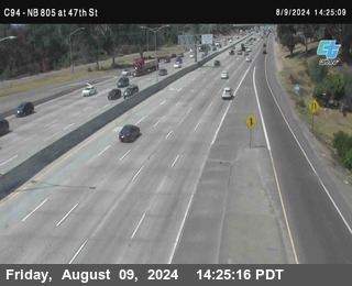 (C094) NB 805 : 47th Street (on ramp)