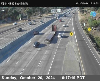 (C094) NB 805 : 47th Street (on ramp)