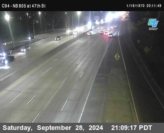 (C094) NB 805 : 47th Street (on ramp)