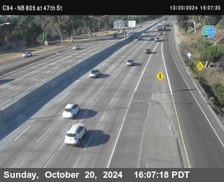 (C094) NB 805 : 47th Street (on ramp)