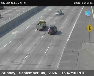 (C094) NB 805 : 47th Street (on ramp)