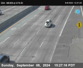 (C094) NB 805 : 47th Street (on ramp)