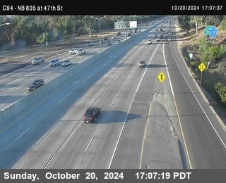 (C094) NB 805 : 47th Street (on ramp)