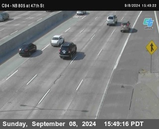 (C094) NB 805 : 47th Street (on ramp)