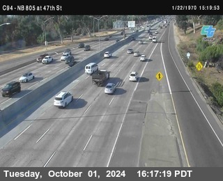 (C094) NB 805 : 47th Street (on ramp)