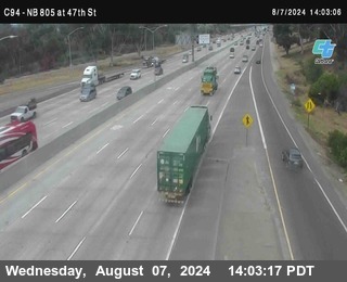 (C094) NB 805 : 47th Street (on ramp)