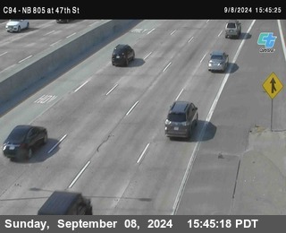 (C094) NB 805 : 47th Street (on ramp)