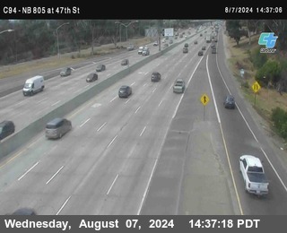 (C094) NB 805 : 47th Street (on ramp)