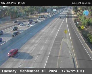 (C094) NB 805 : 47th Street (on ramp)