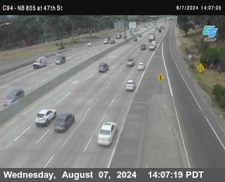 (C094) NB 805 : 47th Street (on ramp)