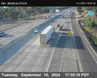 (C094) NB 805 : 47th Street (on ramp)