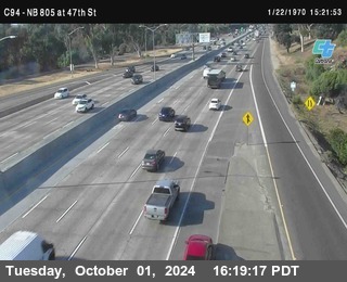 (C094) NB 805 : 47th Street (on ramp)