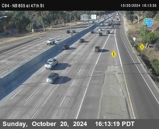 (C094) NB 805 : 47th Street (on ramp)