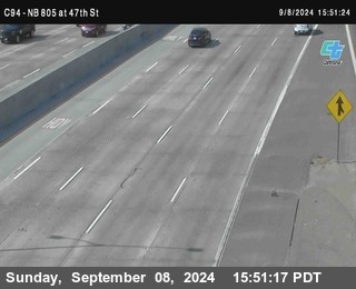 (C094) NB 805 : 47th Street (on ramp)