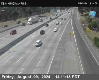 (C094) NB 805 : 47th Street (on ramp)