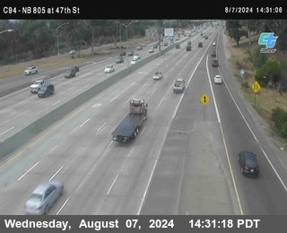 (C094) NB 805 : 47th Street (on ramp)