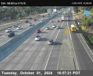 (C094) NB 805 : 47th Street (on ramp)