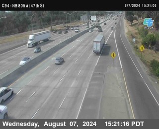 (C094) NB 805 : 47th Street (on ramp)