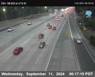 (C094) NB 805 : 47th Street (on ramp)