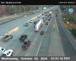 (C094) NB 805 : 47th Street (on ramp)