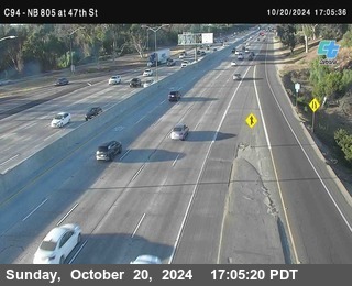 (C094) NB 805 : 47th Street (on ramp)