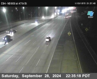 (C094) NB 805 : 47th Street (on ramp)