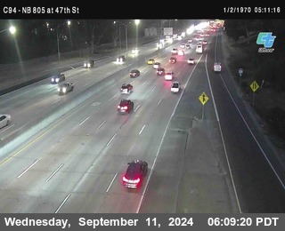 (C094) NB 805 : 47th Street (on ramp)