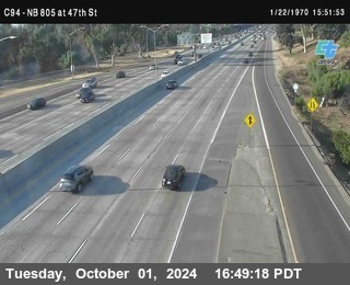 (C094) NB 805 : 47th Street (on ramp)