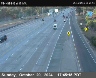 (C094) NB 805 : 47th Street (on ramp)