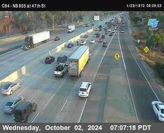 (C094) NB 805 : 47th Street (on ramp)