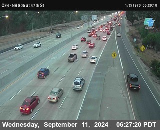 (C094) NB 805 : 47th Street (on ramp)