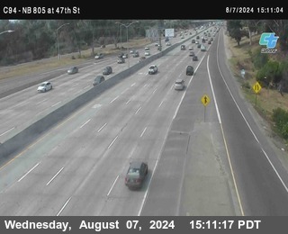 (C094) NB 805 : 47th Street (on ramp)