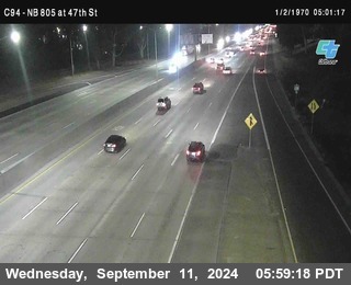 (C094) NB 805 : 47th Street (on ramp)