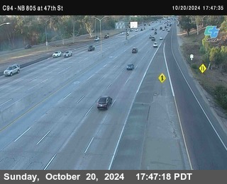 (C094) NB 805 : 47th Street (on ramp)