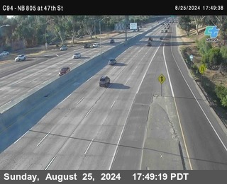 (C094) NB 805 : 47th Street (on ramp)