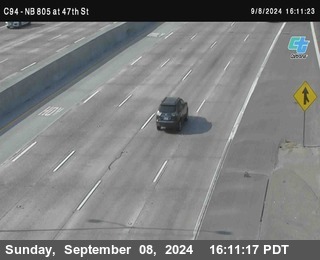 (C094) NB 805 : 47th Street (on ramp)