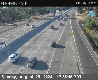 (C094) NB 805 : 47th Street (on ramp)