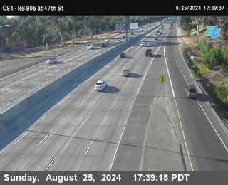 (C094) NB 805 : 47th Street (on ramp)