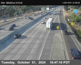 (C094) NB 805 : 47th Street (on ramp)