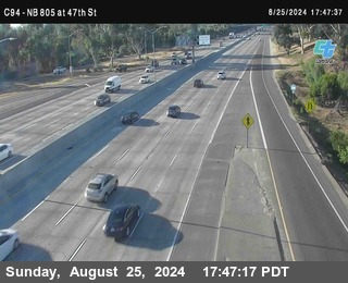 (C094) NB 805 : 47th Street (on ramp)