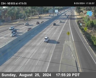 (C094) NB 805 : 47th Street (on ramp)