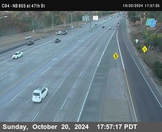 (C094) NB 805 : 47th Street (on ramp)