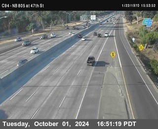 (C094) NB 805 : 47th Street (on ramp)